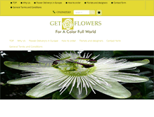 Tablet Screenshot of get-flowers.eu